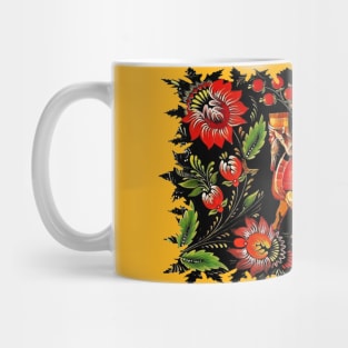 Flowers of winged bull Mug